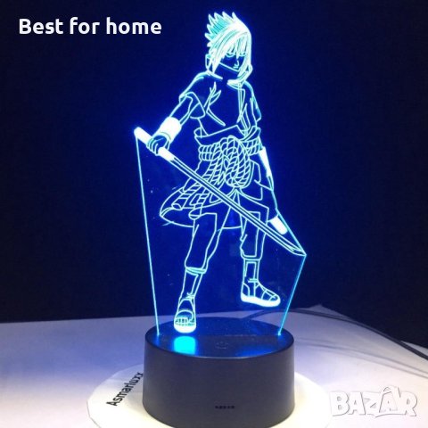 NARUTO 3Д лампа с 3 плаки, снимка 2 - Други - 42753276