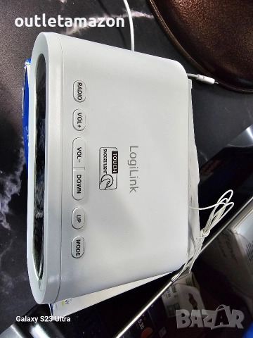 LogiLink радиобудилник с дисплей за температура, таймер за заспиване, включва USB порт за зареждане, снимка 5 - Друга електроника - 52826701