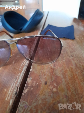 Стари слънчеви очила Emporio Armani, снимка 3 - Други ценни предмети - 53343403