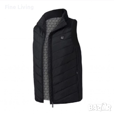 Електрическа жилетка с отопление HotVex USB Heated Vest – с 9 зони на отопление, снимка 2 - Палта - 52025974