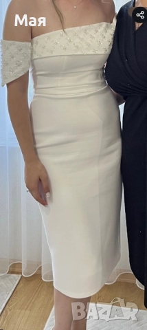 Официална бяла рокля, снимка 5 - Рокли - 52672518