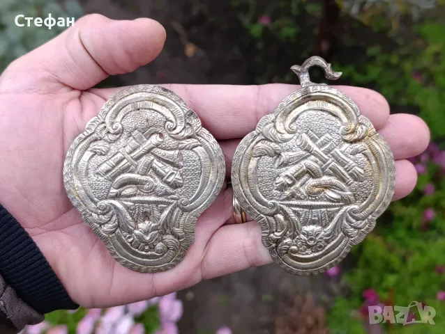 Пафти Сребърни Възрожденски Носия, снимка 4 - Антикварни и старинни предмети - 48758844