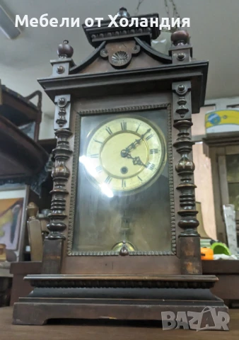 Старинен немски настолен часовник, снимка 11 - Антикварни и старинни предмети - 50999855