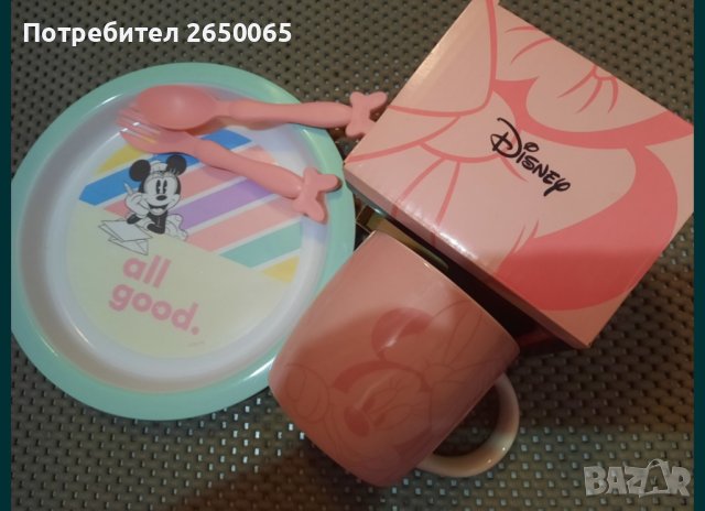 Детски комплект Disney Minnie Mouse хранене, снимка 2 - Детски комплекти - 42478567