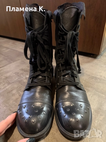 чизми Зара , снимка 6 - Дамски ботуши - 52727547