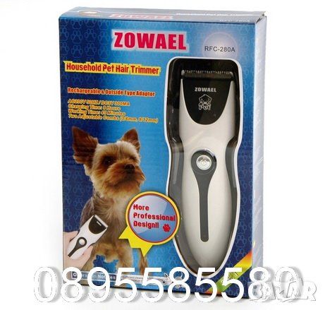 Машинка безжична за подстригване на домашни любимци ZOWAEL RFC-280A, снимка 2 - За кучета - 37460002