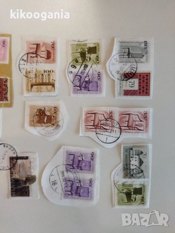 45 броя пощенски марки (употребявани), снимка 3 - Филателия - 44416923