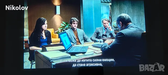 Проектор Zenwire 3000lm WiFi Android TV FULL HD 4K Автофокус LED, снимка 16 - Плейъри, домашно кино, прожектори - 48480455