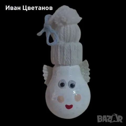 ръчно изработени еко коледни играчки , снимка 2 - Декорация за дома - 47635737