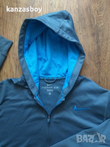 nike therma fit - страхотно мъжко горнище КАТО НОВО УГОЛЕМЕНО ХЛ , снимка 2 - Спортни дрехи, екипи - 38363543