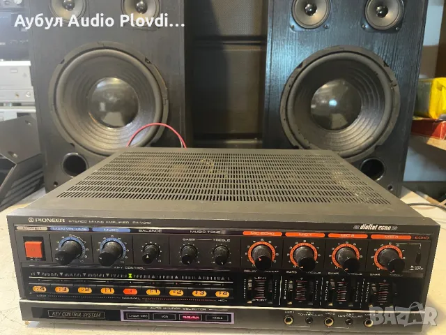 PIONEER Стерео миксиращ караоке усилвател SA-V210, снимка 2 - Ресийвъри, усилватели, смесителни пултове - 49697574
