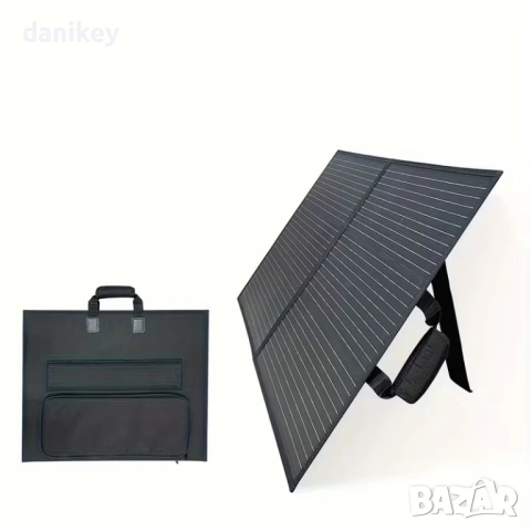 Сгъваем Соларен Панел 100W (Peak) Монокристален USB-C (DC/Type-C/MC4), снимка 9 - Къмпинг осветление - 53900000