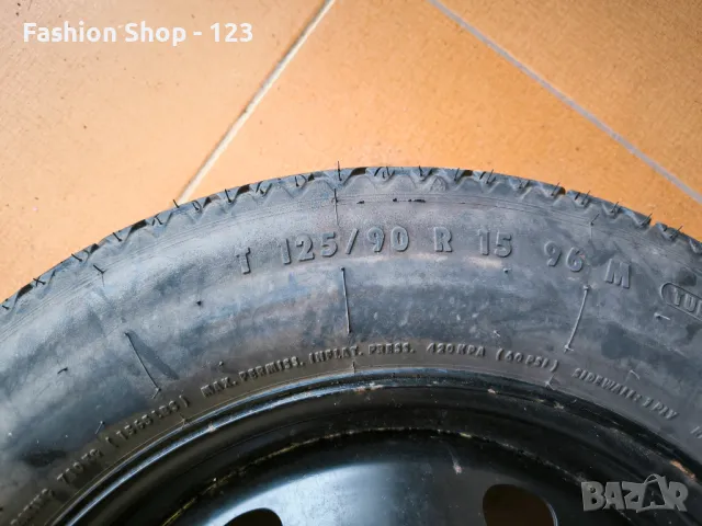 Резервна гума Alfa Mito copa 15 4x98 Fiat Bravo Lancia Delta, снимка 5 - Гуми и джанти - 48108920