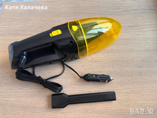 Продавам Нова Прахосмукачка за кола Dunlop , 12 V , нова, неизползвана .  Цена - 25 Евро , снимка 4 - Прахосмукачки - 54311879