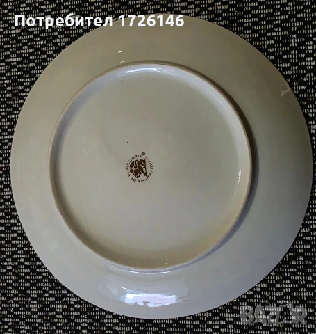 Порцеланова чиния на Дянко Стефанов , снимка 3 - Чинии - 54351809