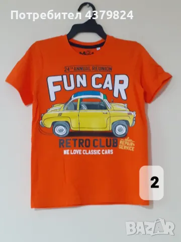 Нови немски тениски за момче с этикет, р.122 см., снимка 2 - Детски тениски и потници - 49749544