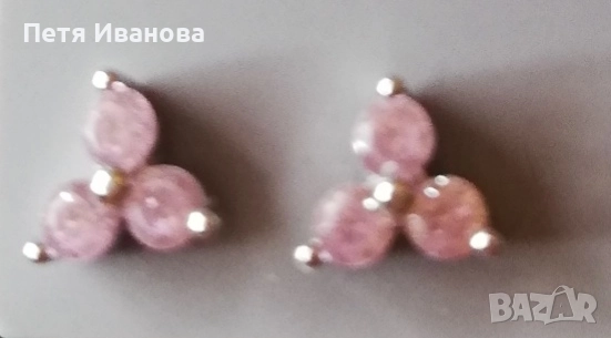 сребърни обеци , снимка 3 - Обеци - 51600415