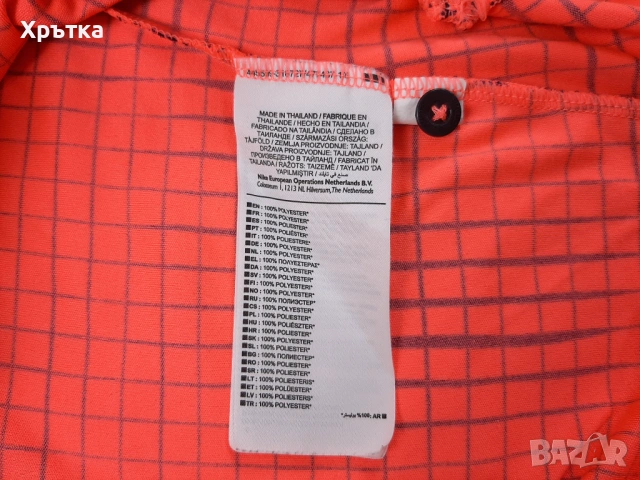 Nike Tennis Court Advantage - Оригинална мъжка тениска с яка р-р S, снимка 10 - Тениски - 53927781