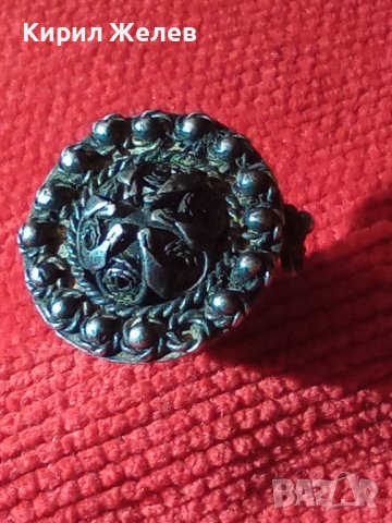 СТАРИНЕН СРЕБЪРЕН ФИЛИГРАНЕН АРТ ДЕКО ПРЪСТЕН АНГЛИЯ РЪЧНА МАЙСТОРСКА ИЗРАБОТКА - УНИКАТ РЕТРО 27538, снимка 5 - Антикварни и старинни предмети - 36827933