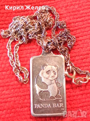 PANDA BAR Liberty Mint 1/4 oz. 999 Silver СРЕБЪРЕН ПЕНДАНТ СРЕБРО 999 със СРЕБЪРНА 925 ВЕРИЖКА 45669, снимка 15 - Колиета, медальони, синджири - 49294739