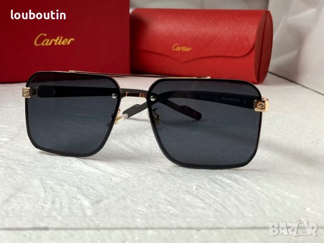 Cartier висок клас мъжки слънчеви очила с дървени дръжки, снимка 3 - Слънчеви и диоптрични очила - 42830684