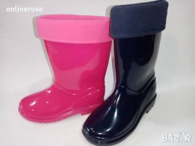 Детски гумени ботуши с подплата , снимка 3 - Детски боти и ботуши - 40283307