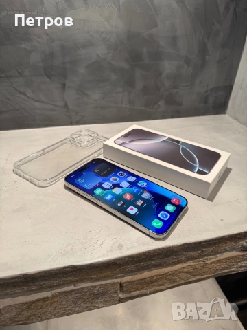100%! КАТО ЧИСТО НОВ Iphone 16 Pro Max + гаранция, снимка 7 - Apple iPhone - 52736100