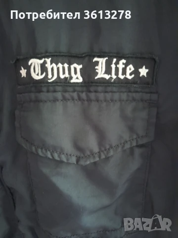 Уникална мъжка риза "Thug Life", снимка 3 - Ризи - 51069756