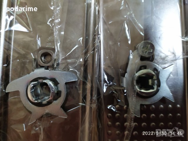 Дръжки за китайска входна врата, с бронировка, реверсивни - модел 1, снимка 4 - Входни врати - 36821351