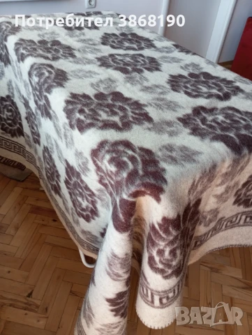 Единично вълнено одеало 100% вълна, снимка 4 - Олекотени завивки и одеяла - 51392138