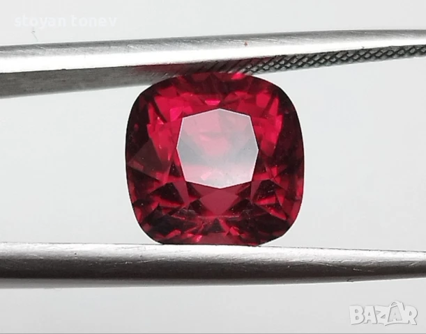 Първокласен чеврен шпинел от Мианмар 2.96кт! Сертифициран!, снимка 9 - Пръстени - 44639847