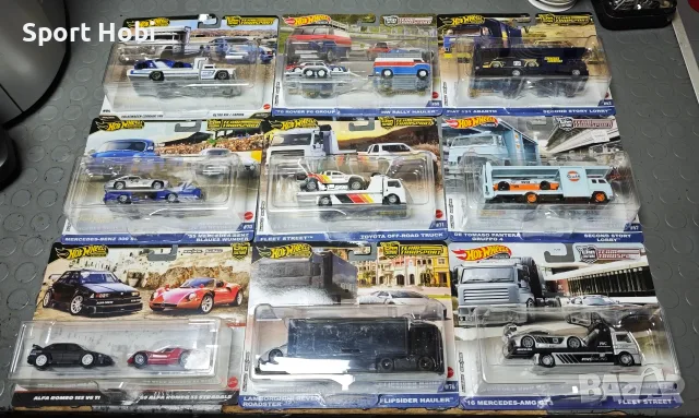 Hot Wheels Team Transport модели 