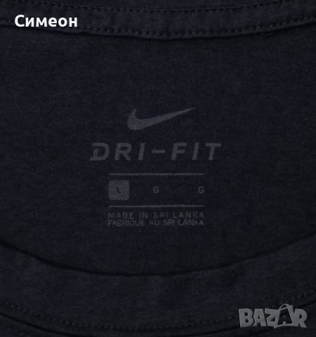 Nike DRI-FIT оригинална тениска L Найк спортна фланелка спорт фитнес, снимка 3 - Спортни дрехи, екипи - 38040453