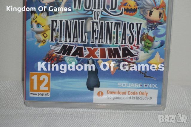 Чисто Нова Фабрично Запечатана Игра за Nintendo Switch World Of Final Fantasy Maxima CODE ONLY, снимка 2 - Nintendo конзоли - 44259522