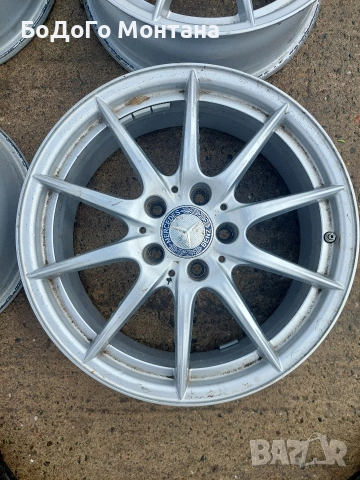 Алуминиеви джанти Мерцедес/Mercedes 6Jx17 B/C/E класа, снимка 3 - Гуми и джанти - 54088342