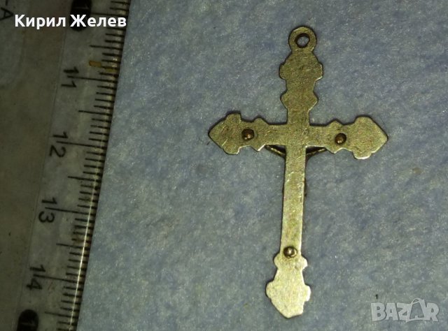 ПОСРЕБРЕНО НАГРЪДНО РАЗПЯТИЕ КРЪСТ от БЛАГОРОДНА НЕРЪЖДАЕМА СТОМАНА РЪЧНА МАЙСТОРСКА ИЗРАБОТКА 40007, снимка 17 - Антикварни и старинни предмети - 42473494