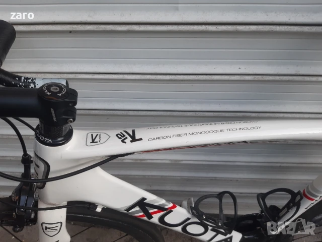 Продавам карбонов шосеен велосипед Kuota Kharma k12 race , снимка 4 - Велосипеди - 50773876