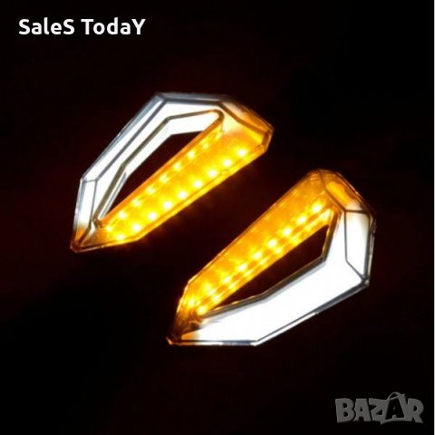 Светлини за мотор, Диодни LED мигачи и дневни светлини за мотор, скутер, снимка 3 - Аксесоари и консумативи - 32057849