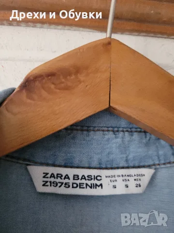 Дънкова риза Zara, снимка 5 - Ризи - 56429898