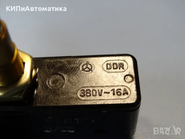 микроизключвател VEB Robotron typ A1E1(ALE1) micro switch button 380VAC, снимка 4 - Резервни части за машини - 47677337