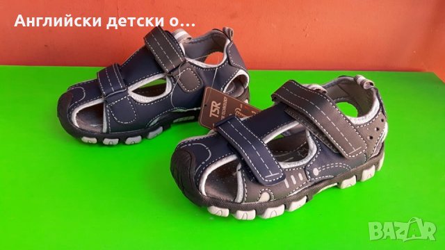 Английски детски сандали с естествена кожа стелка, снимка 4 - Детски сандали и чехли - 29303655