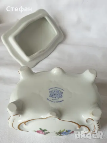 Порцеланова кутийка, снимка 8 - Антикварни и старинни предмети - 50133359