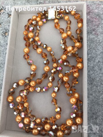 Антикварно чешко колие 