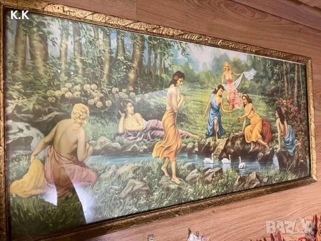 Големи Картини в дървени рамки