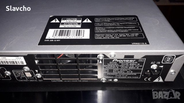 Pioneer ShowView - DVD Recorder DVR-220, снимка 9 - Аудиосистеми - 44246629