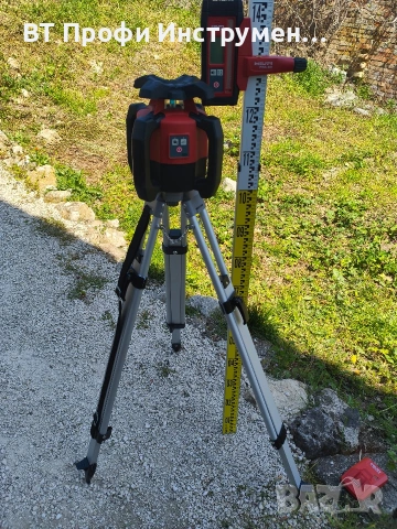 Hilti PR 2 - HS A12 - Хоризонтален лазер + Лата + тринога