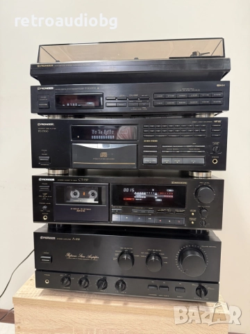 🔊Висок клас аудио сет PIONEER - Усилвател, CD плеър, триглав дек, тунер и грамофон🔉