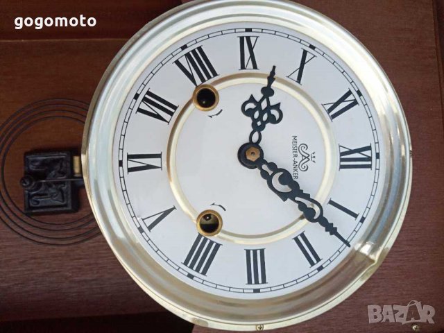 оригинален стенен часовник  Meister Anker първата половина на ХХв Original wall clock Antique German, снимка 8 - Антикварни и старинни предмети - 29550335