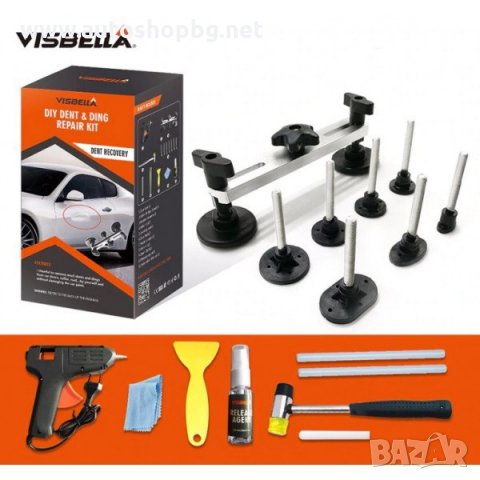 Комплект за изправяне на вдлъбнатини по колата, снимка 2 - Аксесоари и консумативи - 29928424