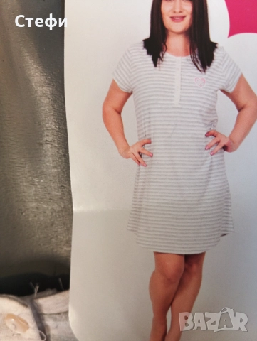 Дамска нощница 1XL едра серия, снимка 2 - Нощници - 51753521